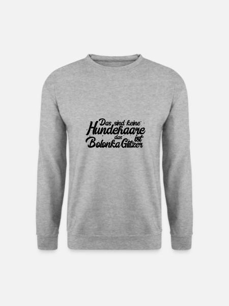 Bolonka Zwetna - Unisex Pullover - Weißgrau meliert