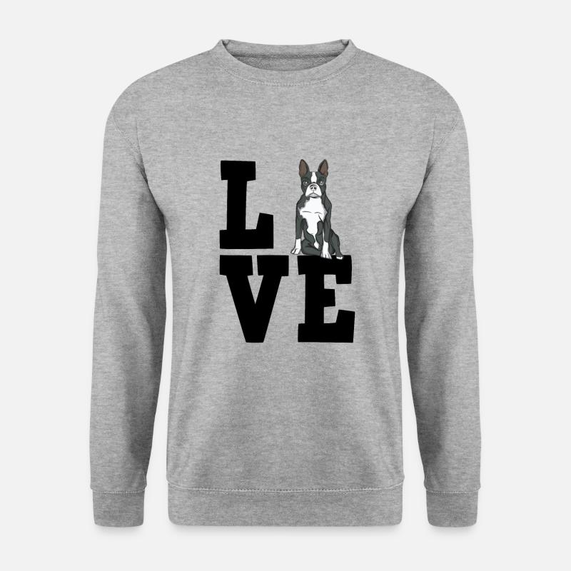 Boston Terrier - Unisex Sweatshirt - salt & pepper