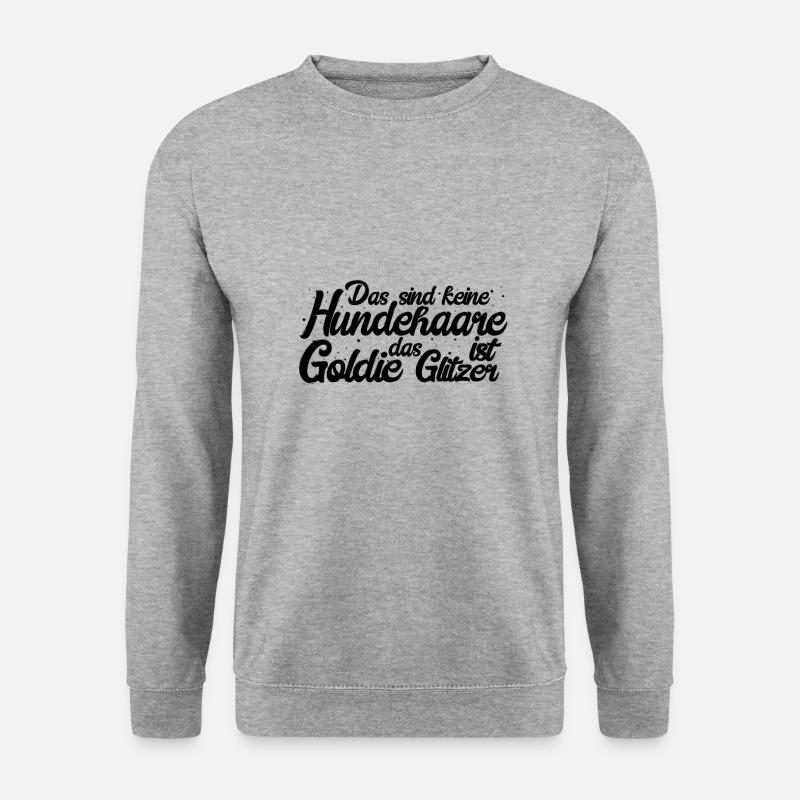 Golden Retriever - Unisex Pullover - Weißgrau meliert