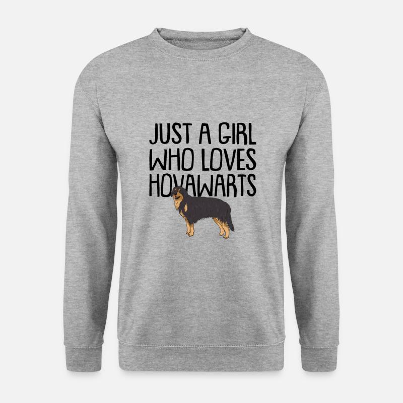 Hovawart - Unisex Pullover - Weißgrau meliert