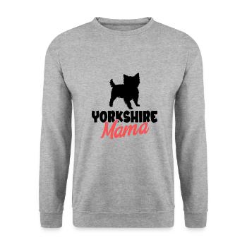 Yorkshire Terrier - Unisex Sweatshirt - salt & pepper - Front - Alina (178cm) & Michal (187cm)