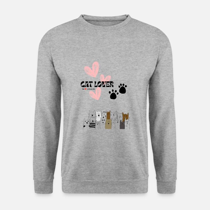 1 20250314 190225 0000 - Unisex Pullover - Weißgrau meliert