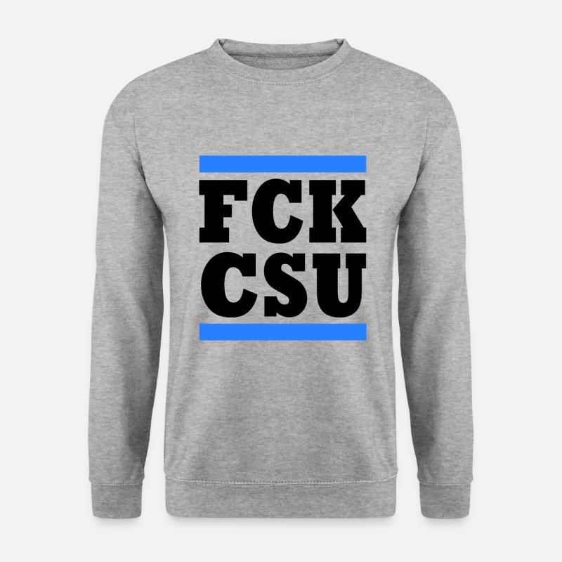 Fck csu - Unisex Sweatshirt - salt & pepper