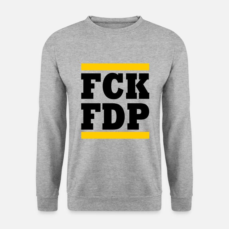 Fck fdp - Unisex Sweatshirt - salt & pepper