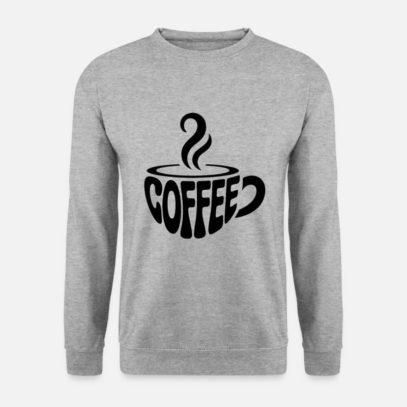 Coffee - Cool Café Logo - Unisex Sweatshirt - salt & pepper