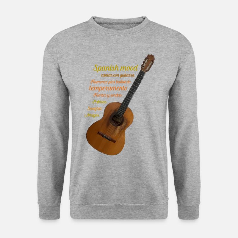 Spanische Stimmung - Unisex Pullover - Weißgrau meliert
