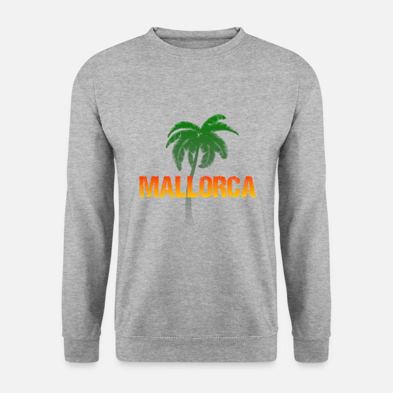 Mallorca - Unisex Pullover - Weißgrau meliert