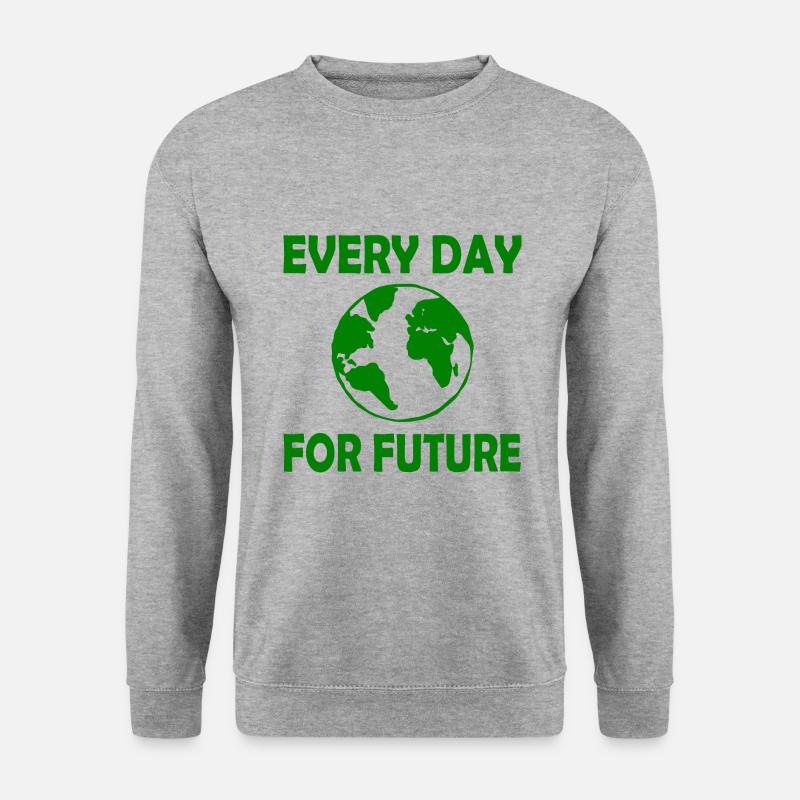 Every day for future - Unisex Sweatshirt - salt & pepper