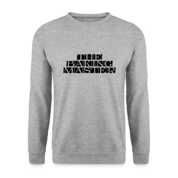''The Baking Master'' - Unisex Pullover - Weißgrau meliert - Vorne - Alina (178cm) & Michal (187cm)