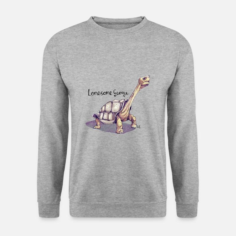 Lonesome George - Unisex Pullover - Weißgrau meliert
