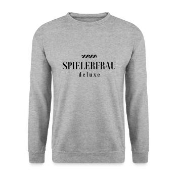 WAG - Unisex Sweatshirt - salt & pepper - Front - Alina (178cm) & Michal (187cm)
