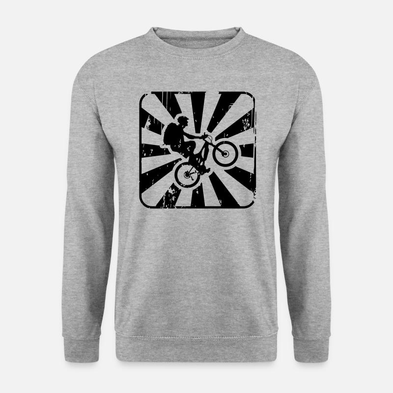 Bike - Unisex Pullover - Weißgrau meliert