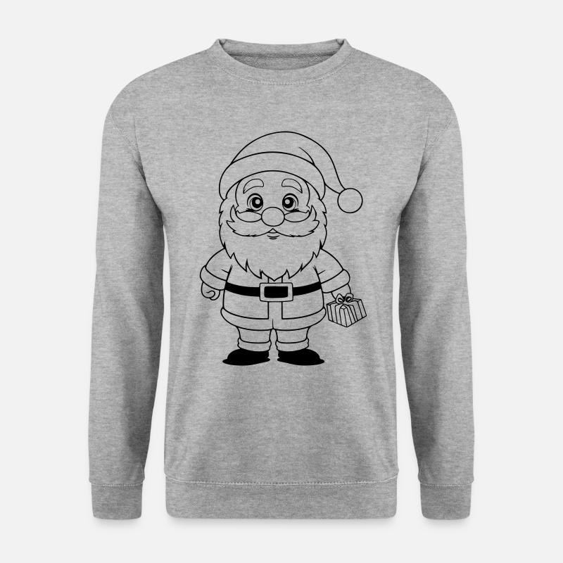 Christmas Man Winter Comic - Unisex Sweatshirt - salt & pepper