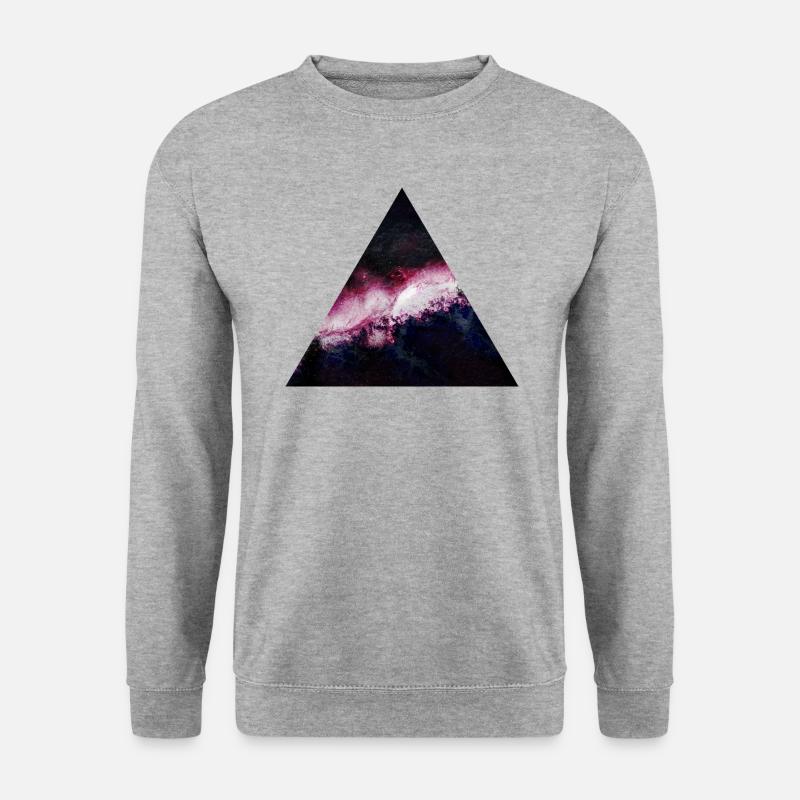 triangle galaxy galaxie du triangle - Sweat-shirt Unisexe - gris chiné
