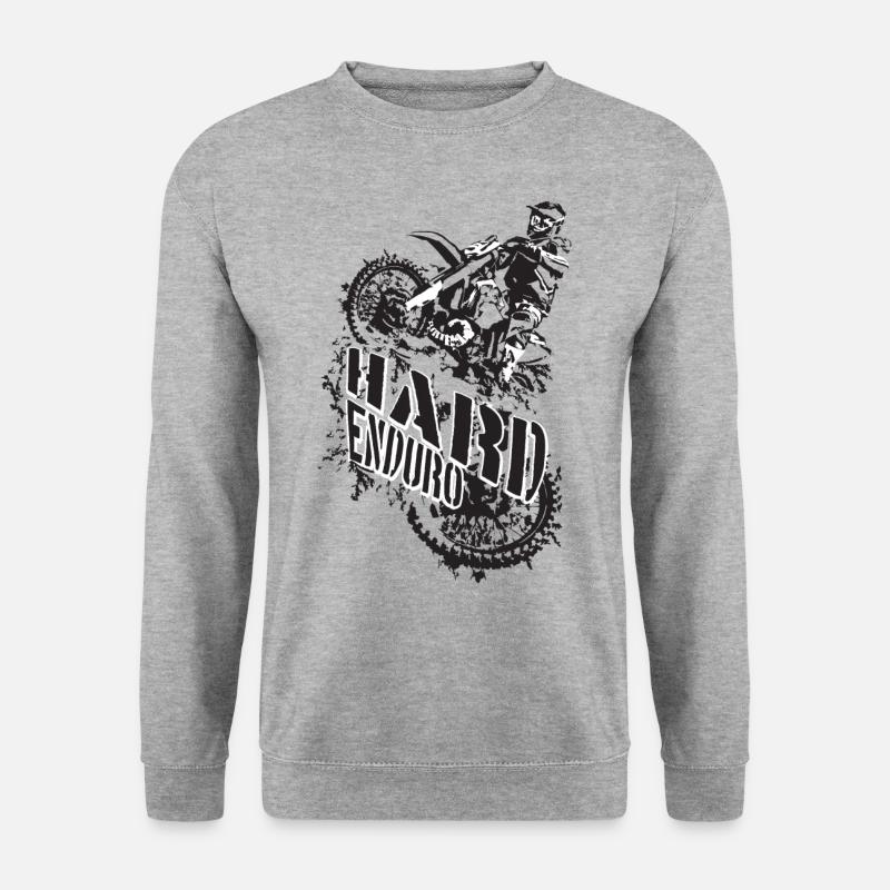 hard enduro - Unisex Sweatshirt - salt & pepper
