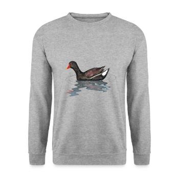 Moorhen - Unisex Sweatshirt - salt & pepper - Front - Alina (178cm) & Michal (187cm)