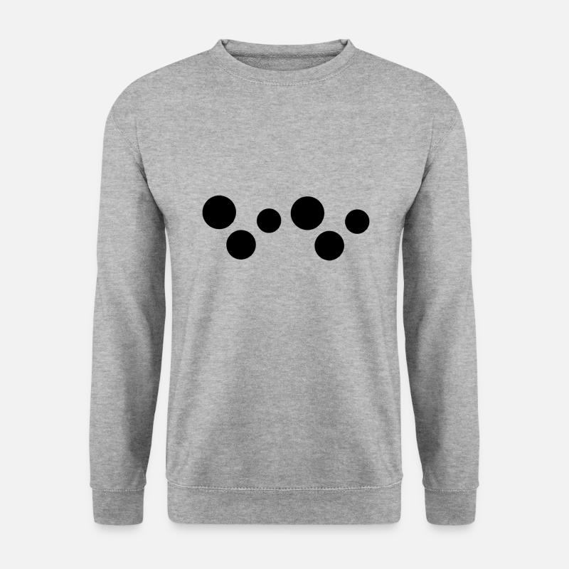 Six Circles Circle Shape - Unisex Sweatshirt - salt & pepper