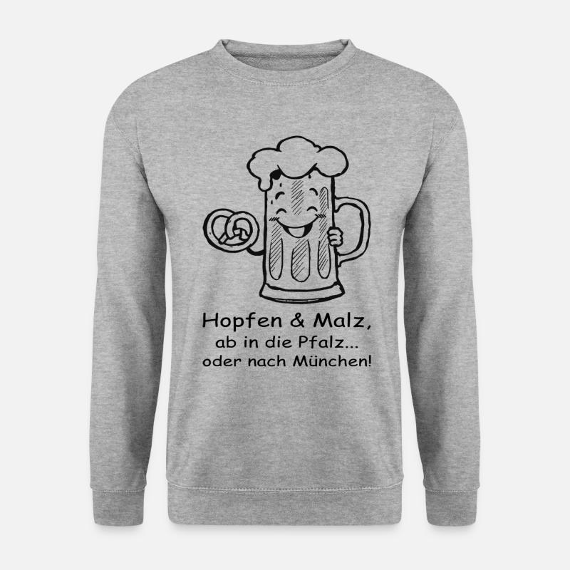 Bierfest - Unisex Pullover - Weißgrau meliert