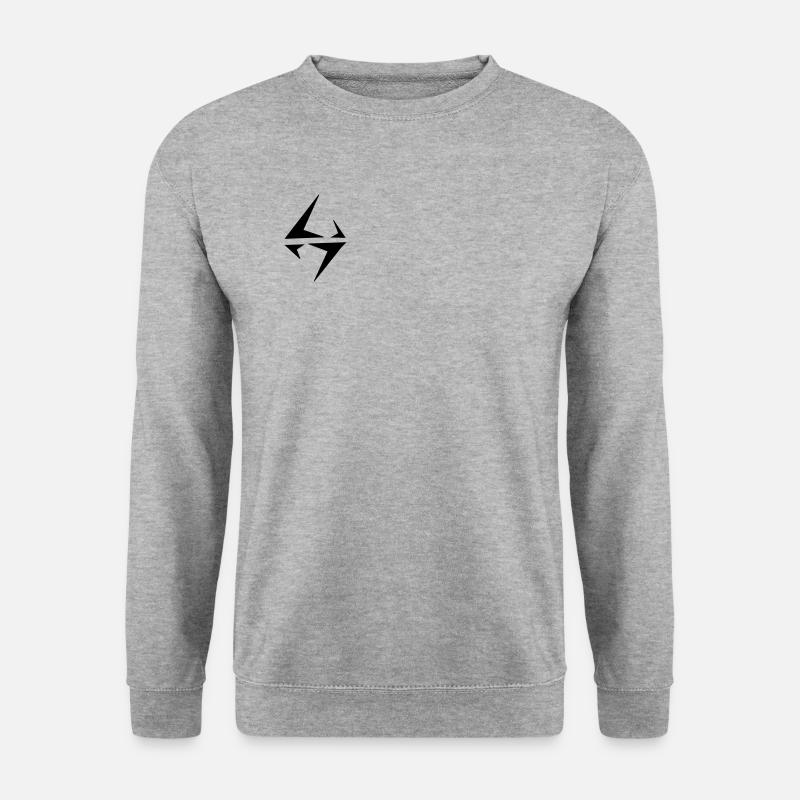 Cool symbol - Unisex Pullover - Weißgrau meliert
