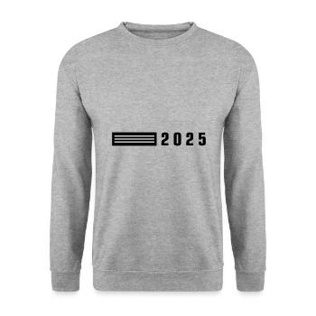 2025 Element - Unisex Sweatshirt - salt & pepper - Front - Alina (178cm) & Michal (187cm)