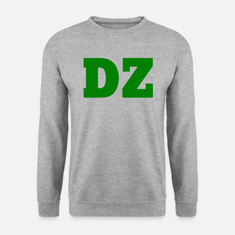 Dz - Unisex Pullover - Weißgrau meliert