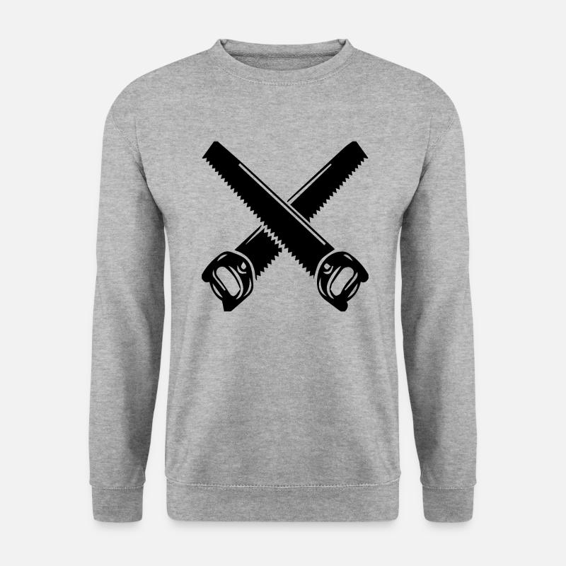 Saw Pocket Carpenter Carpenter - Unisex Sweatshirt - salt & pepper