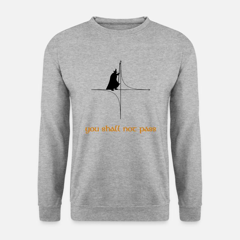 Vous ne passerez pas - Math Physics Nerd Shirt - Sweat-shirt Unisexe - gris chiné