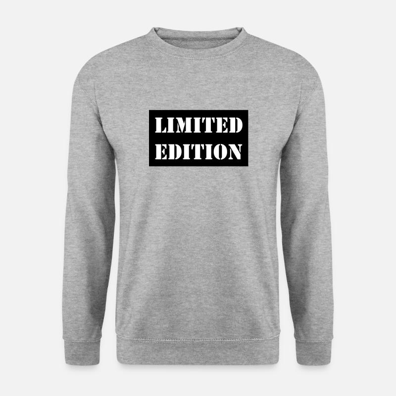 Limited edition - Unisex Pullover - Weißgrau meliert