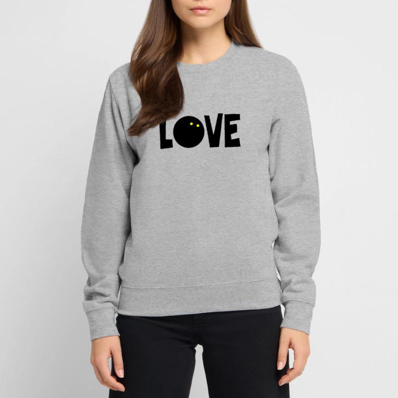 Balle de squash Squash Love Squash Player Squasher Sweat-shirt Unisexe