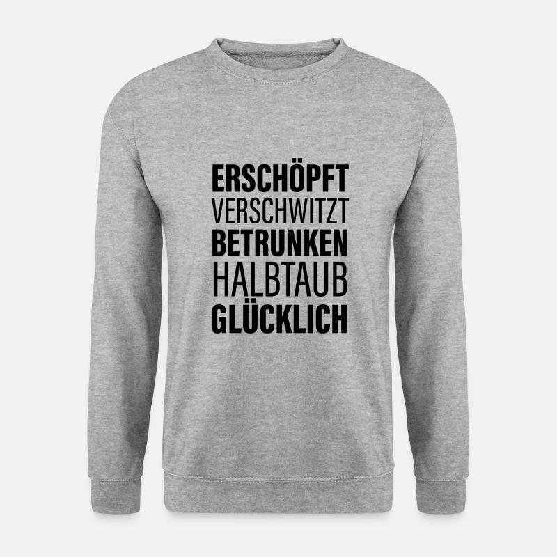 Musik Festival Saison - Unisex Pullover - Weißgrau meliert
