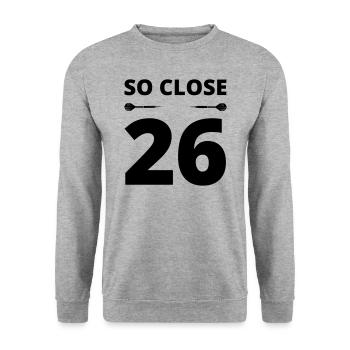 si proche - Sweat-shirt Unisexe - gris chiné - Devant - Alina (178cm) & Michal (187cm)