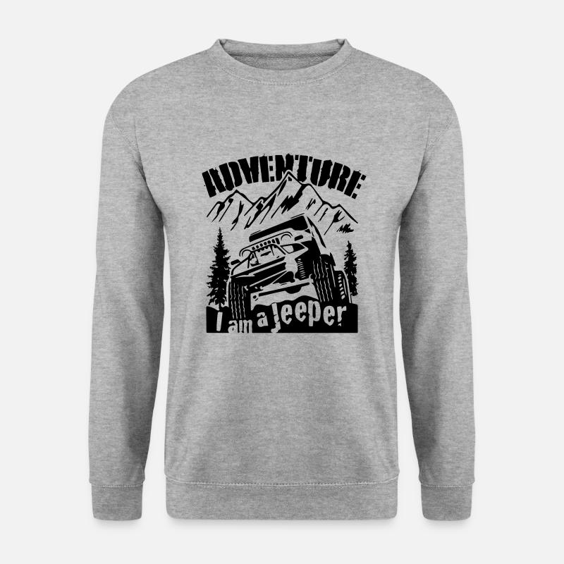 I am A Jeeper - Unisex Pullover - Weißgrau meliert