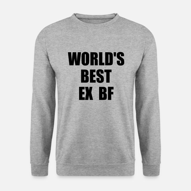 world's best ex bf - Unisex Sweatshirt - salt & pepper