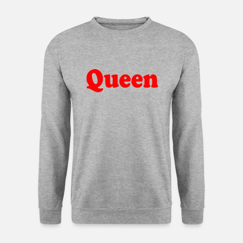 Queen - Unisex Pullover - Weißgrau meliert