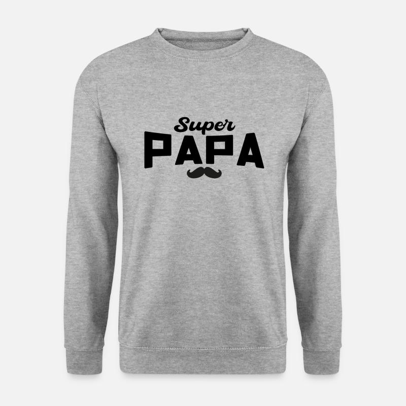 Super Daddy Daddy Gift Dad - Unisex Sweatshirt - salt & pepper