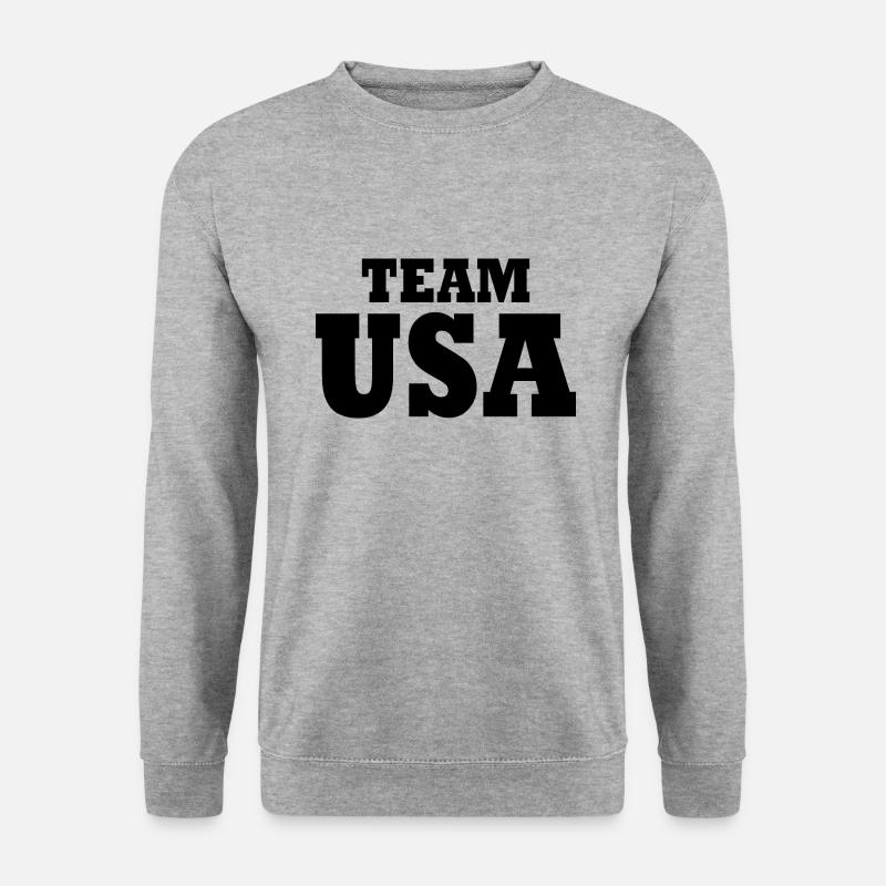 Team usa - Unisex Pullover - Weißgrau meliert