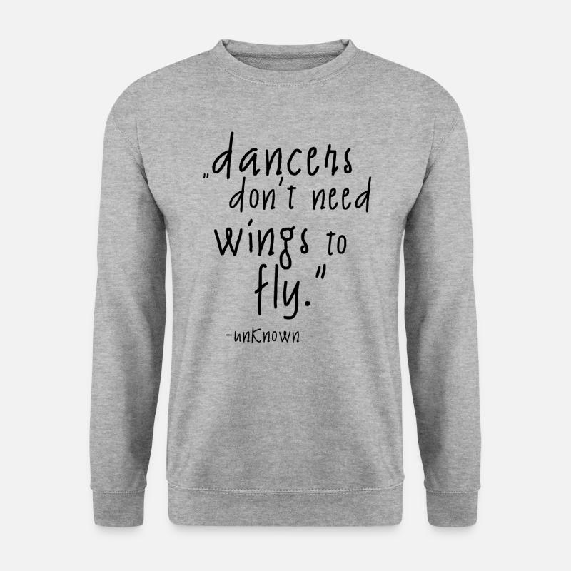 Taenzer - Unisex Pullover - Weißgrau meliert