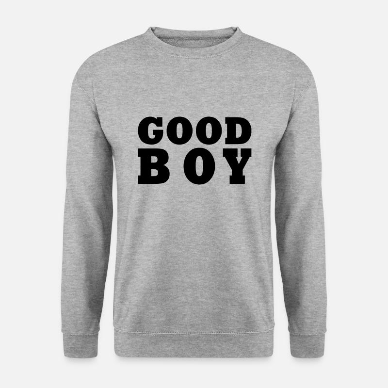 Good boy - Unisex Pullover - Weißgrau meliert