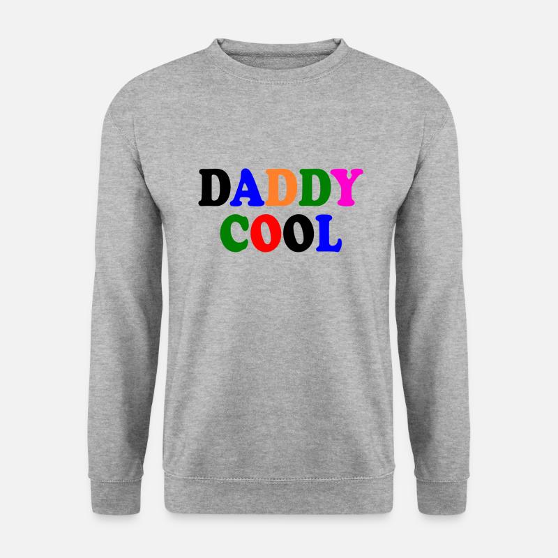 Daddy cool - Unisex Pullover - Weißgrau meliert