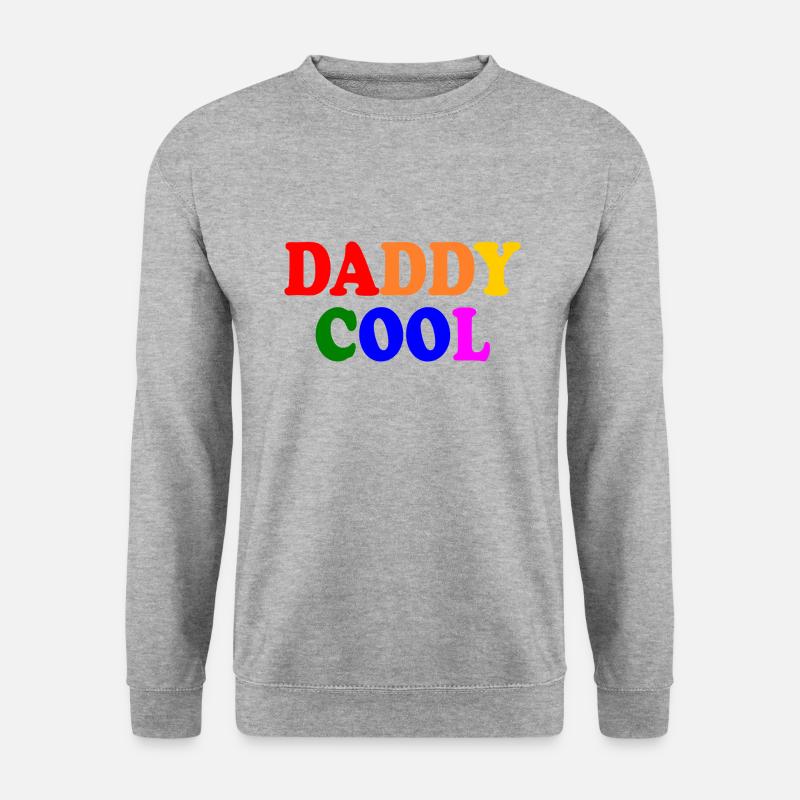 Daddy cool - Unisex Pullover - Weißgrau meliert