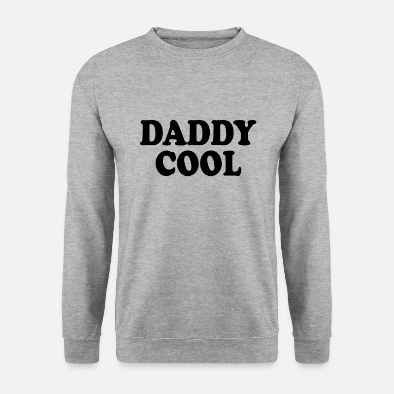 Daddy cool - Unisex Pullover - Weißgrau meliert