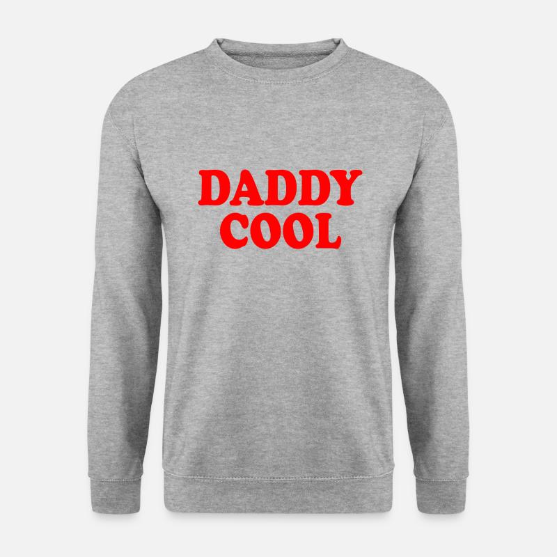 Daddy cool - Unisex Pullover - Weißgrau meliert