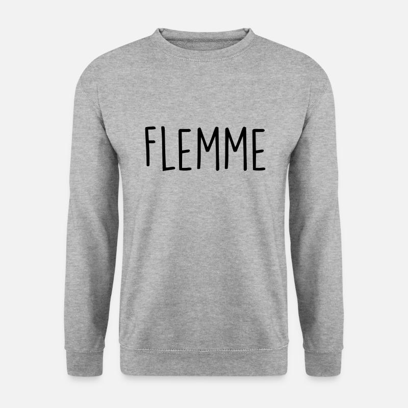 Faul - Unisex Pullover - Weißgrau meliert