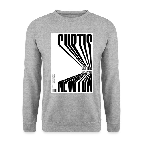 Curtis Newton black&white 3D [white] - Unisex Pullover