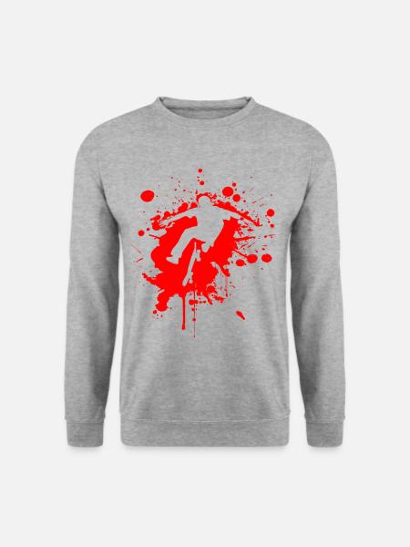 SK8 is GR8 Red - Unisex Sweatshirt - salt & pepper