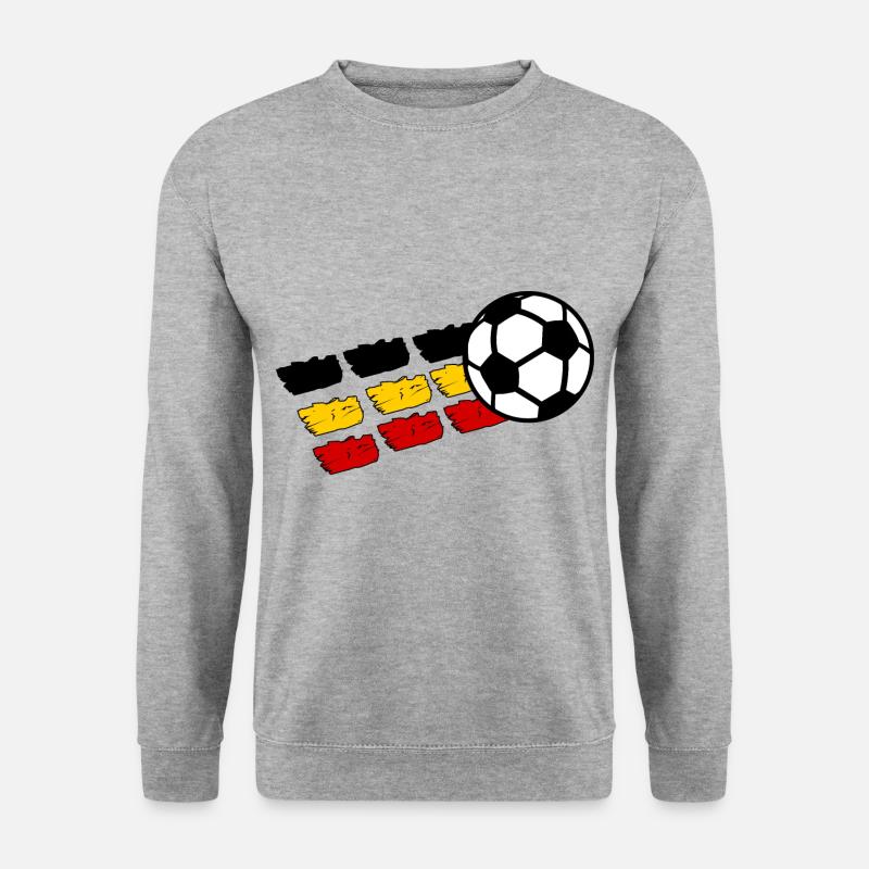 Belgische Fans - Unisex Pullover - Weißgrau meliert