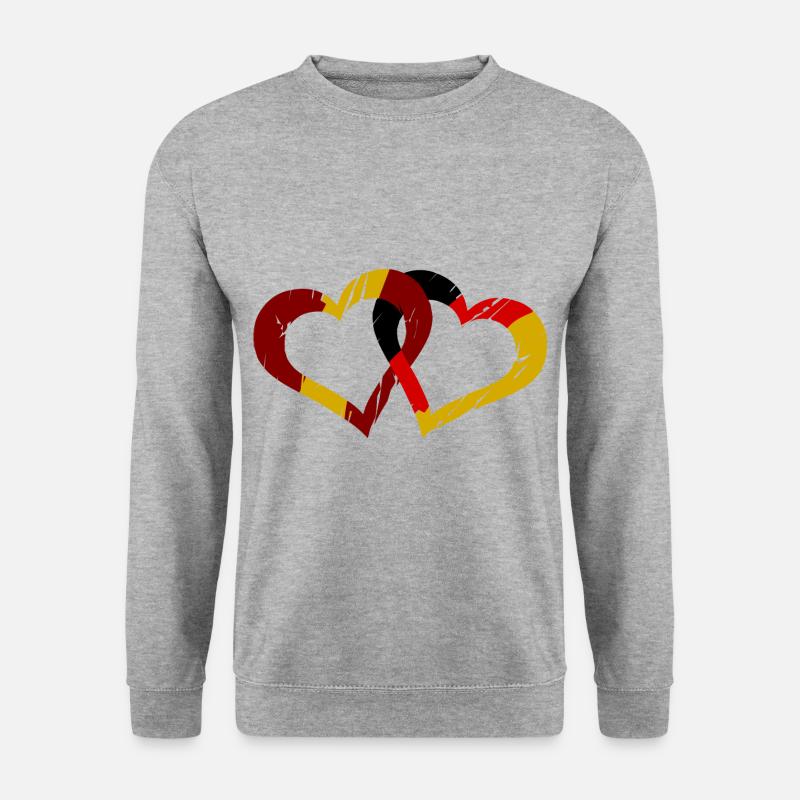 Spanish German Love - Unisex Sweatshirt - salt & pepper