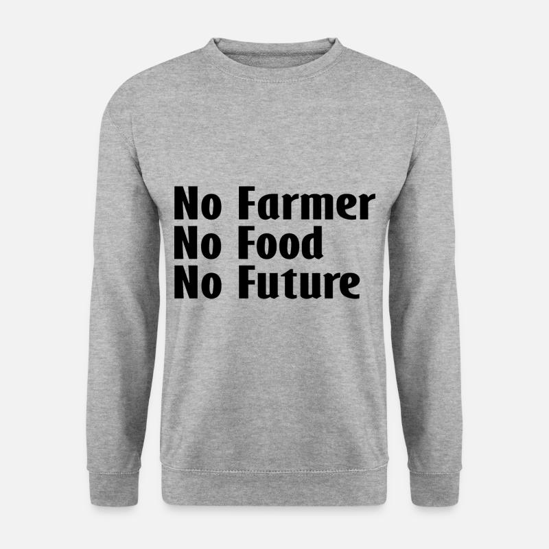 Die Bauern Proteste - Unisex Pullover - Weißgrau meliert
