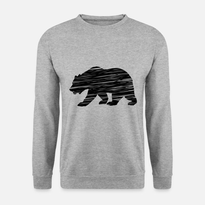 bear - Unisex Sweatshirt - salt & pepper