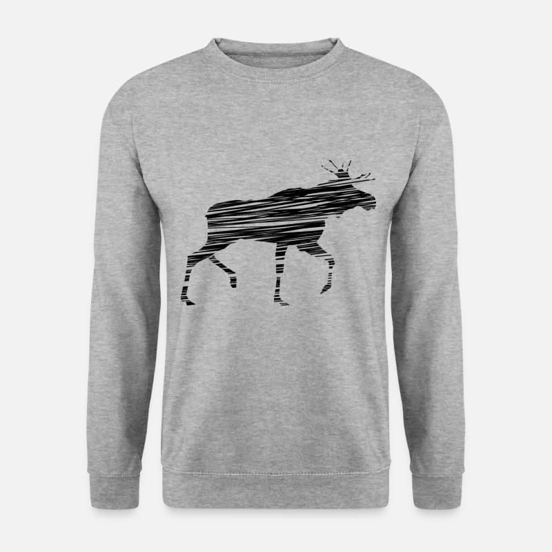 Moose - Unisex Sweatshirt - salt & pepper